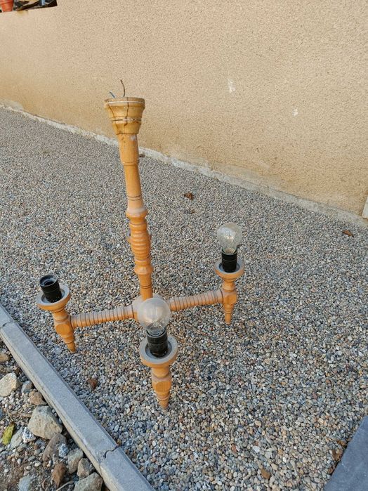 Candelabru rustic