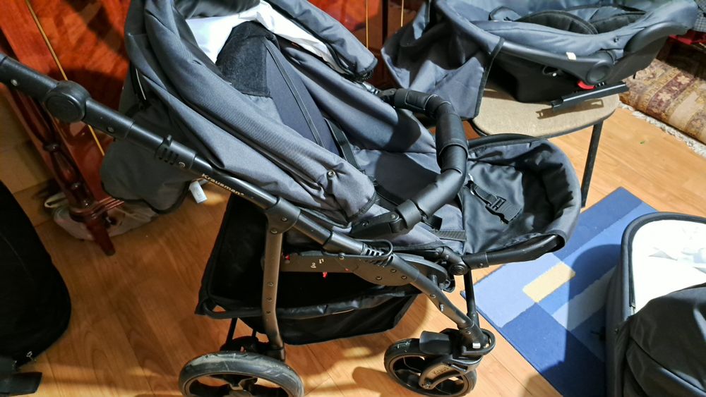 Carucior krausman 3 in 1 combo max grey