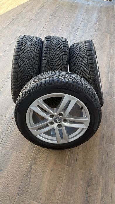 Jante Audi R17 Pirelli 2024 Roti iarnă Audi 225 50 R17 Dot 2024 Anvelope Pirelii 225 50 R17 Cauciucuri Pirelli 225 50 R17 Gume Pirelii 225 50 R17