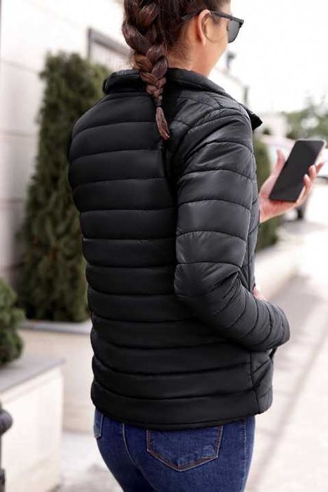 пролет/есен Дамско яке черно М