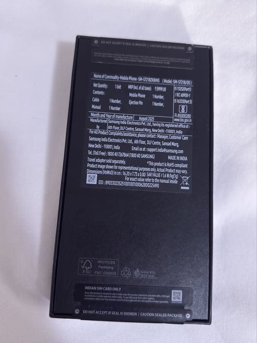 Samsung  Galaxy S24 FE Dual Sim, 8GB RAM, 128GB, 5G, Graphite.