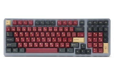 Кейкапы GMK Red Samurai kit 1800 Keycaps Key caps Кей капы для клавы