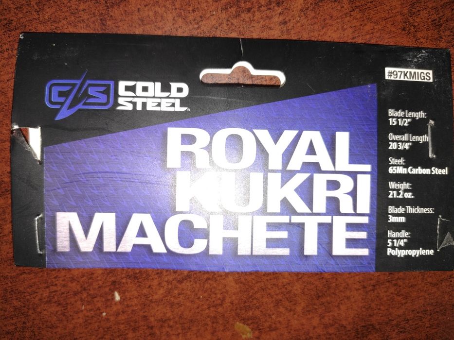 Cold Steel Royal kukri machete