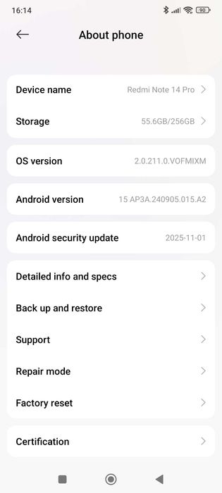 Xiaomi Redmi Note 14 Pro - КАТО НОВ, Пълен комплект!