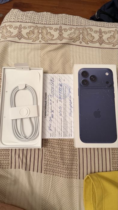 Iphone 17 Pro Max, blue, новый с гарантией