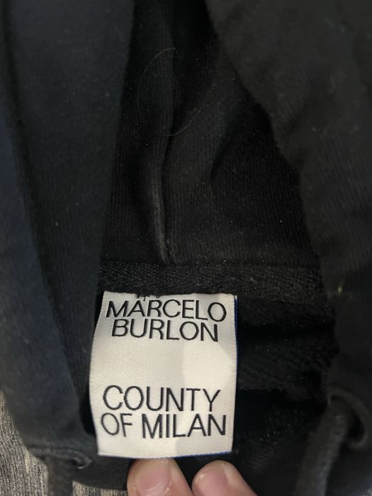 Marcelo Burlon Wings Hoodie Black
