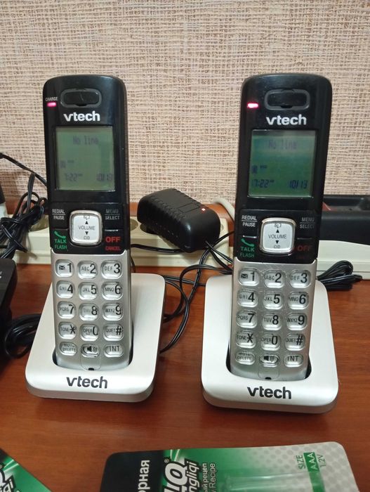 Продам радиотелефон VTECH три трубки на один телефонный номер.