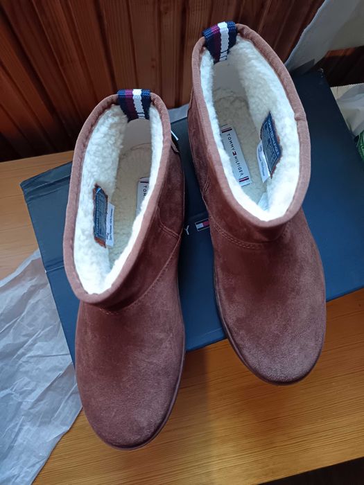 Tommy Hilfiger дамски боти, Нови. Естествен велир