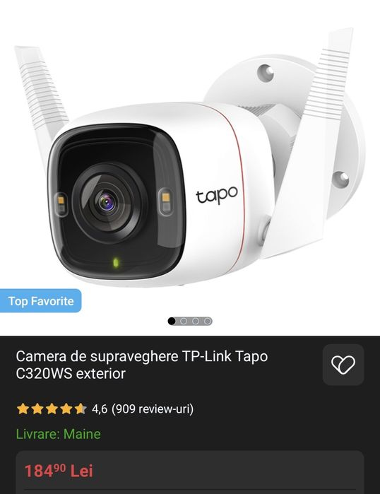 Camera supraveghere exterior Tapo