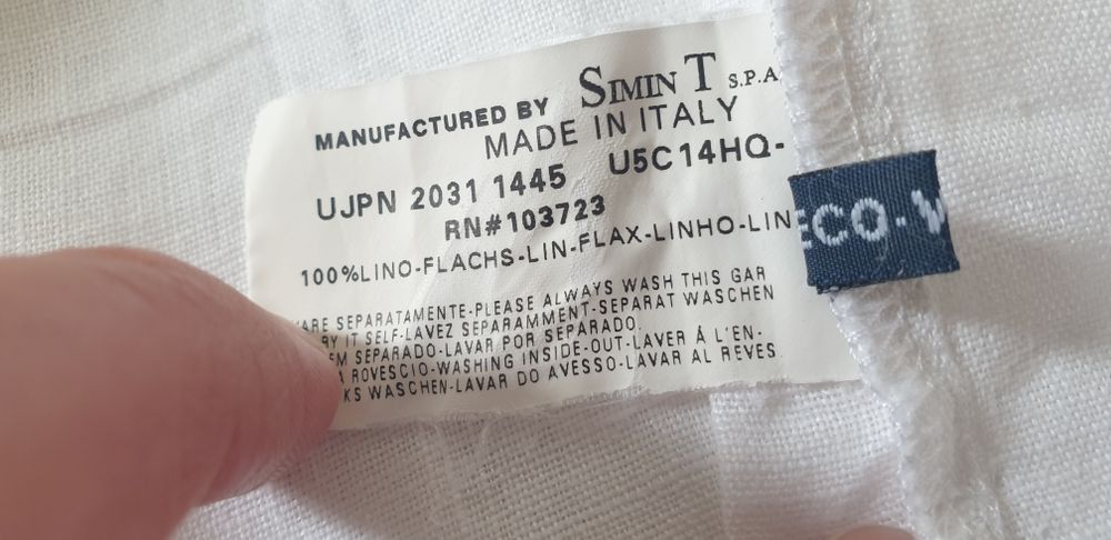 Armani Jeans 100% Лен / Womens Size M ОРИГИНАЛ! Дамска Ленена Риза!