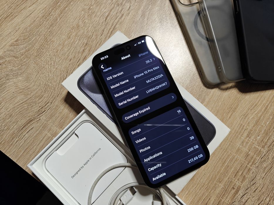 iPhone 15 Pro Max  Blue Titanium