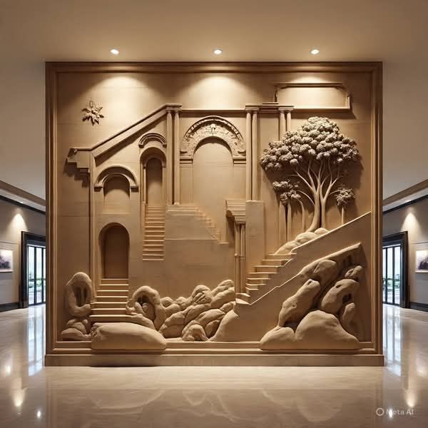 Барельеф | 3D декор стен | Эксклюзивный дизайн интерьера