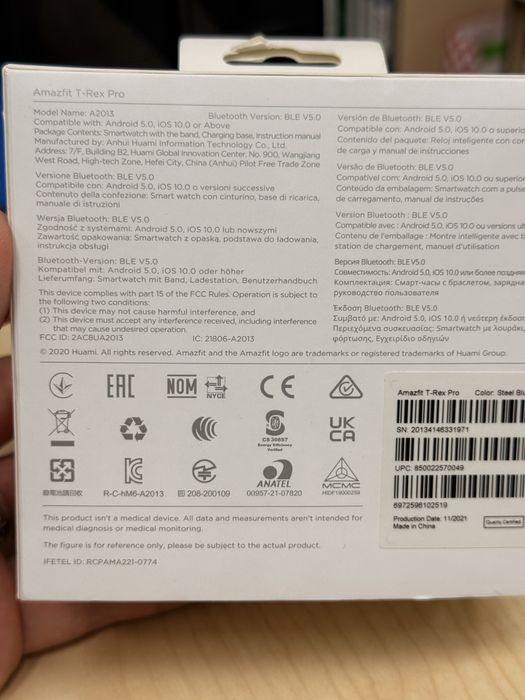 Ceas Amazfit T Rex Pro 15 military-grade