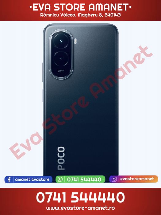 POCO M7 Black 256GB 8GB RAM Dual SIM