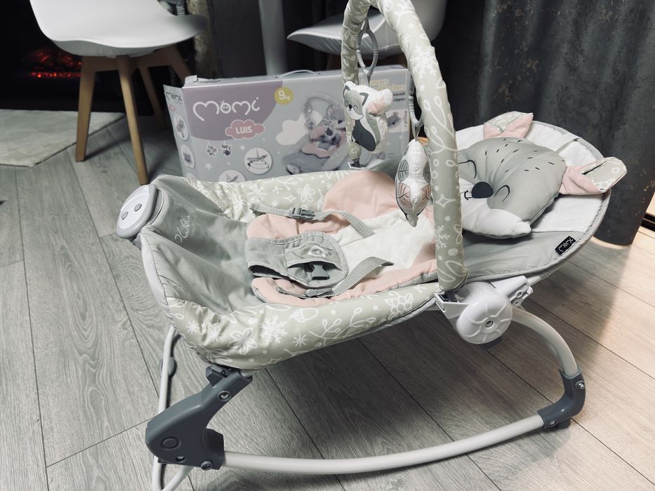 Leagan / Balansoar cu vibratii si melodii pentru bebelusi MOMI LUIS