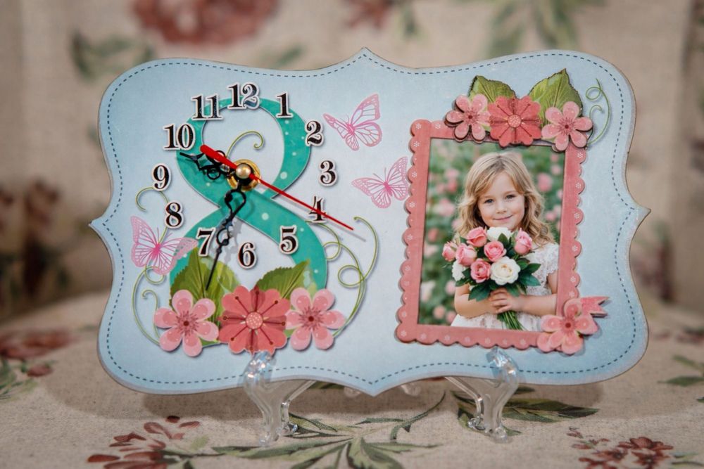 Часовник със снимка за 8-ми март подарък за 8-ми март