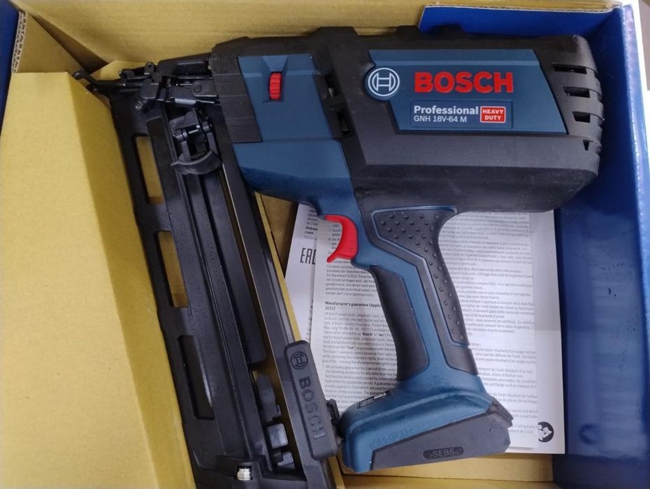 Pistol cuie pentru lemn pe acumulator Bosch Professional GNH -N-