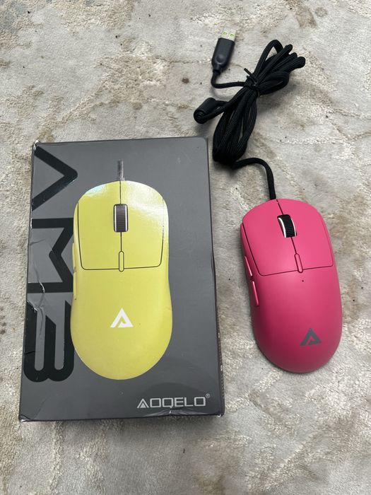 Очень легкая розовая мышка