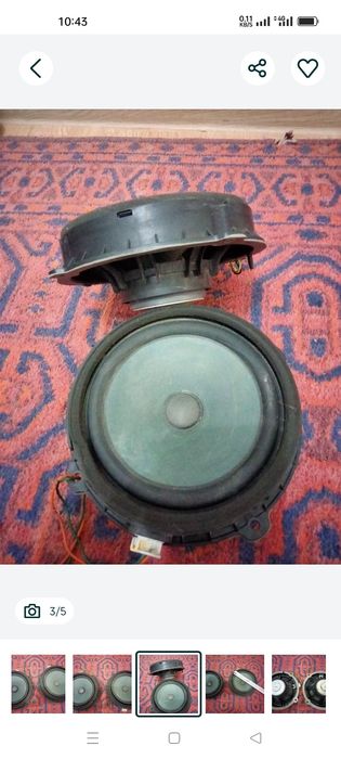 Автокалонки 2 шт оригинал