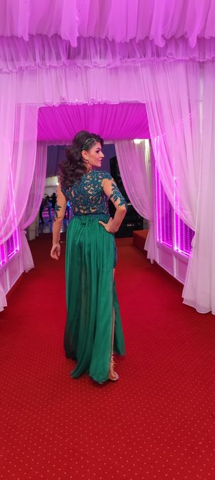 Rochie nașa, lucrată în atelier