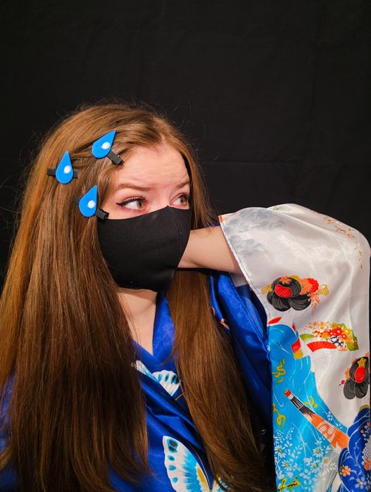 Set agrafe de păr cu emoții anime