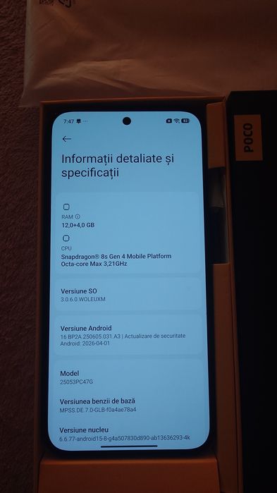 Xiaomi poco f7 impecabil
