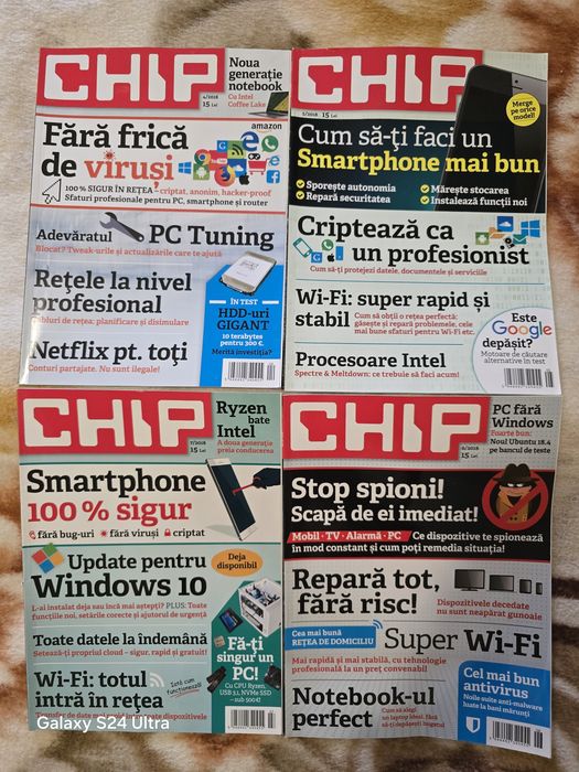 Vând reviste CHIP.