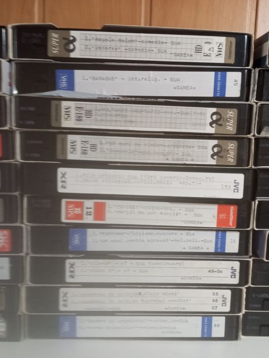 Casete video 40 bucăți