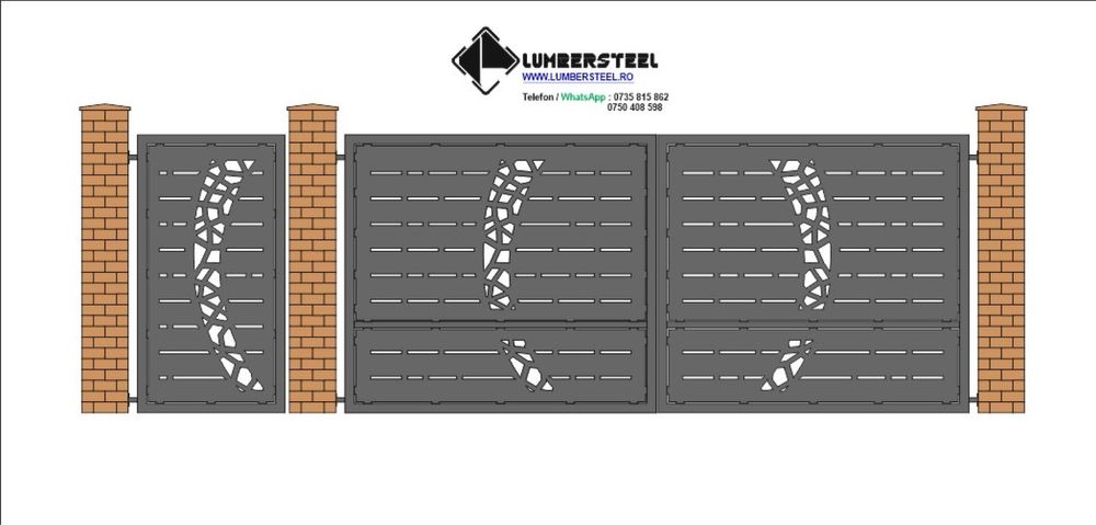 Porti garduri panouri de gard orice model tabla debitata