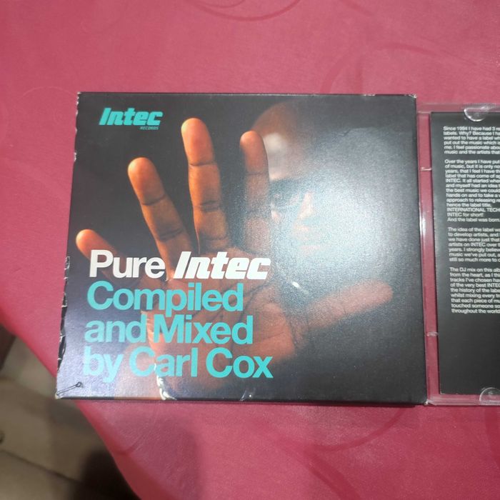 CD Carl Cox – Pure Intec (Compiled and Mixed by Carl Cox) – Оригинален диск