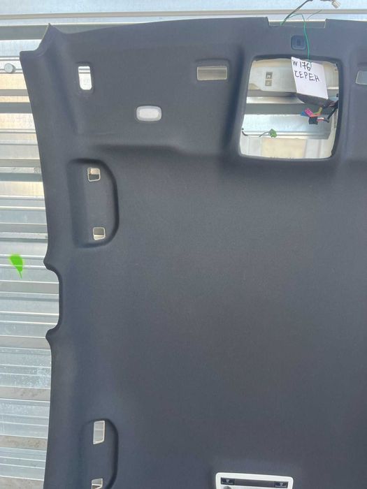 Черен AMG таван Mercedes A class W176 комплект сенници колонки дръжки