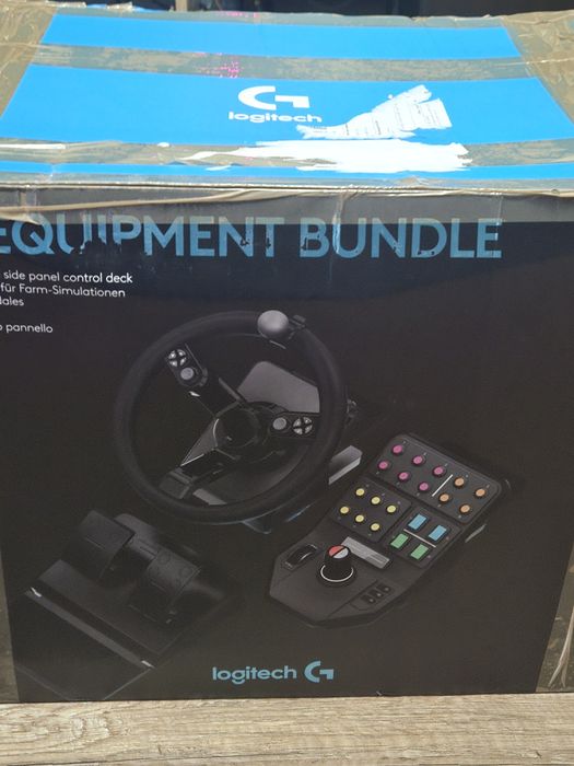 Продавам волана и педалите от комплекта Logitech / Saitek Heavy Equipment Bundle.