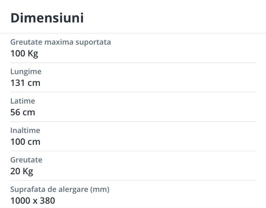 Banda de alergat / mers intens