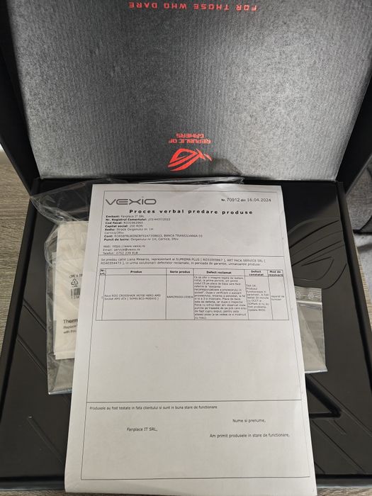 Placa de baza Asus ROG CROSSHAIR X670E HERO AMD Socket AM5 ATX
