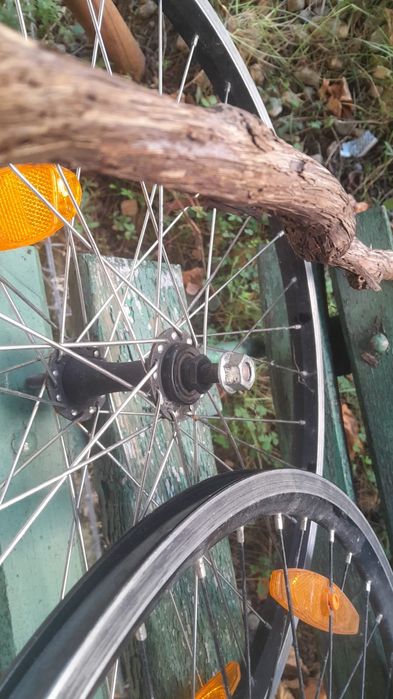 Set roti bicicleta mountainbike/strada 24,26,28 inchi, jante duble