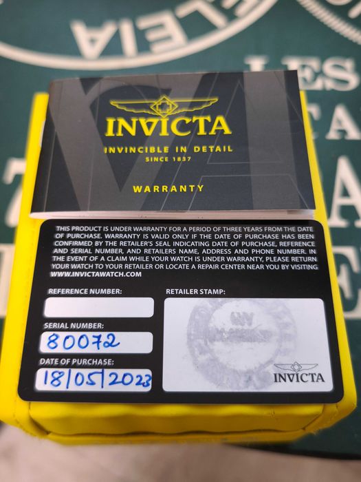 Продавам позлатен мъжки часовник INVICTA Pro Diving