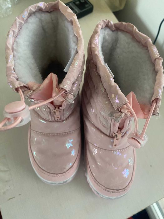 Cizme imblanite copii marime 26 zapada impermeabile