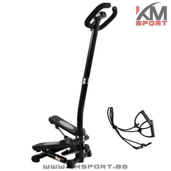 Нов степер с дръжки и ластици  2год гаранция