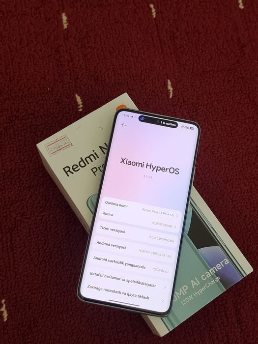 Redmi Note 14 Pro Plus 5G 8/256GB