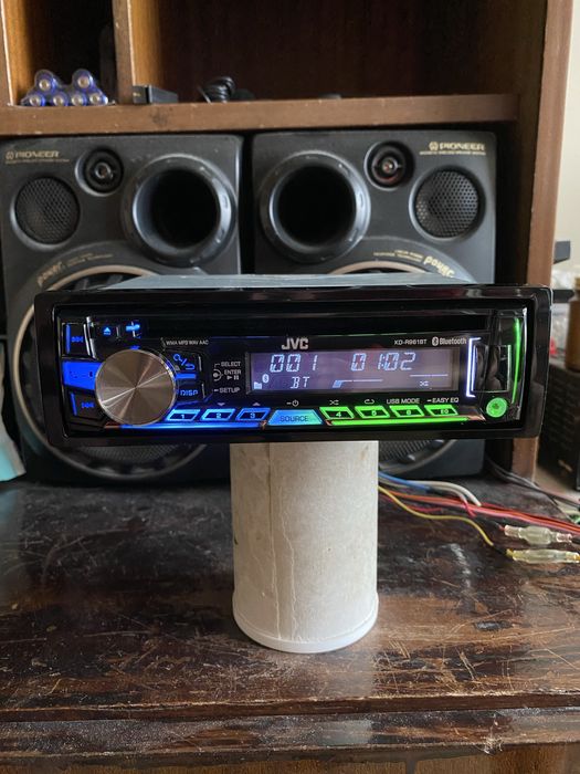 JVC KD-R961BT- НАЙ ВИСОК КЛАС 4.8V!! -USB Bluetooth CD mp3 плеър за кола авто радио сд