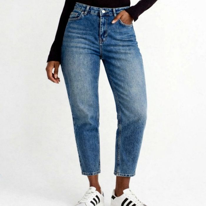 Сини дамски дънки