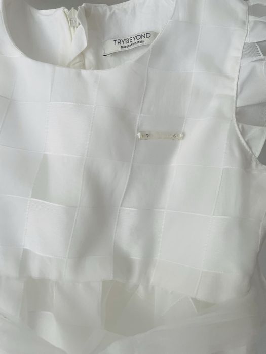 Rochie alba fetita ocazie 4 ani