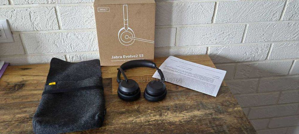 Jabra Evolve2 55 MS Стерео Слушалки