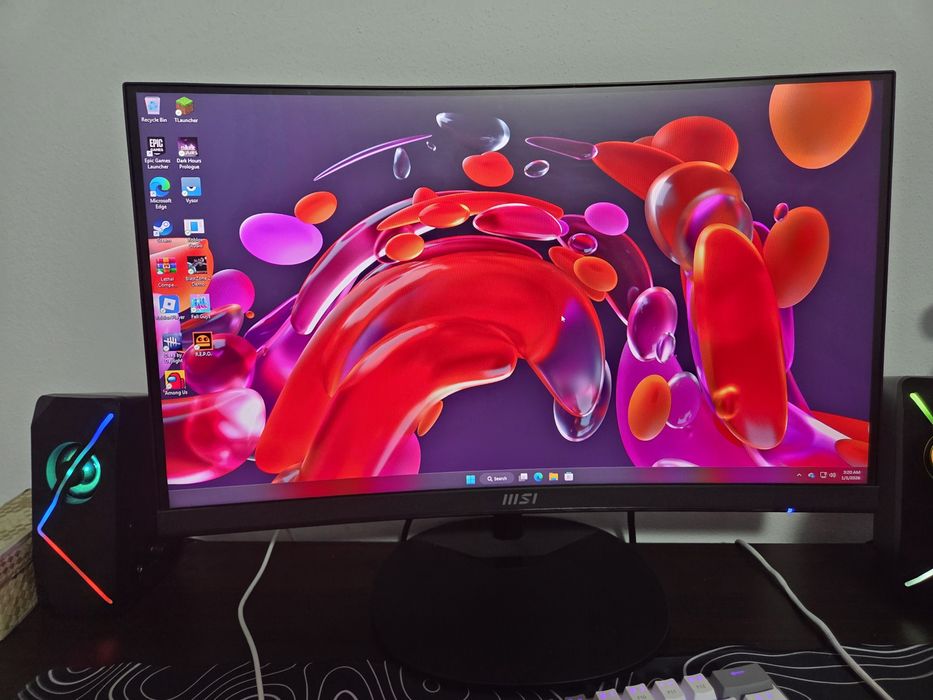 Monitor msi MP2412C 100hz cu boxe integrate curbat 1080p