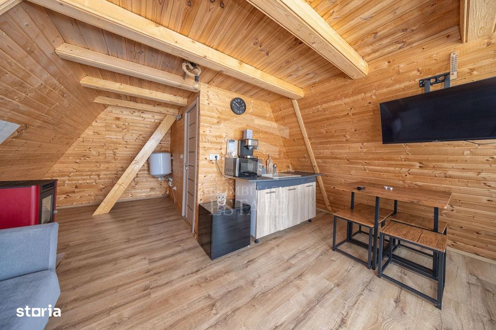 Fundata | Teren de vanzare | 7,656 mp + Cabane tip A Frame