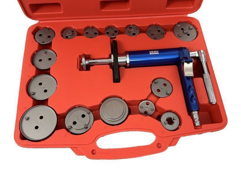 Пневматична преса за бутало на спирачни системи 16 части gebo tools