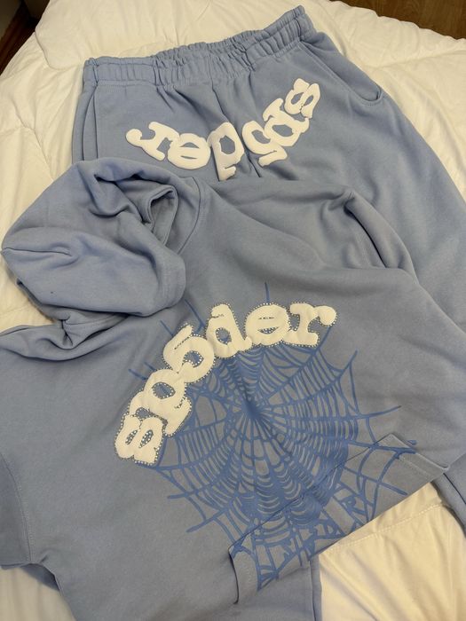 Set Sp5der Sky Blue Marimea L NOU