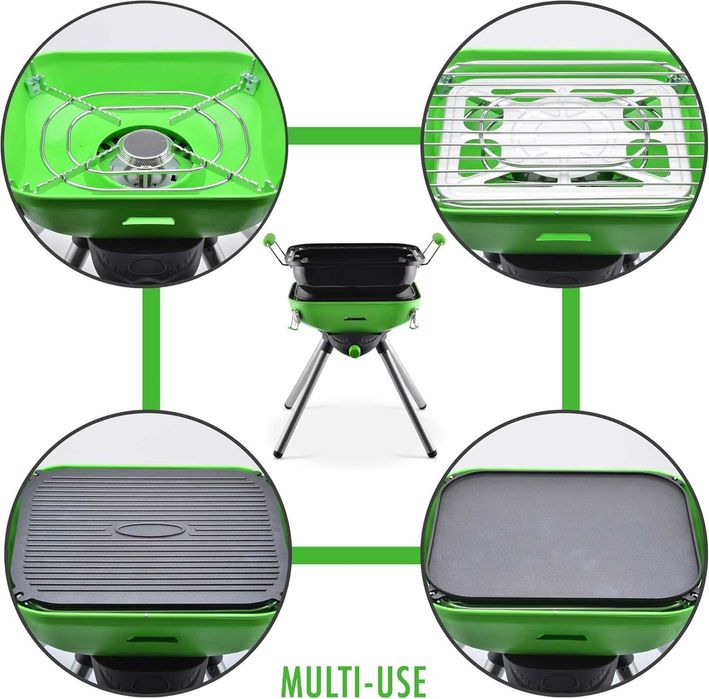 Gratar portabil multifunctional BBQ