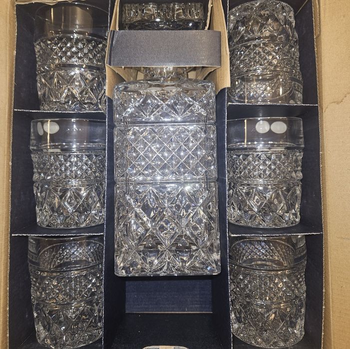 Pahare-set cristal de bohemia