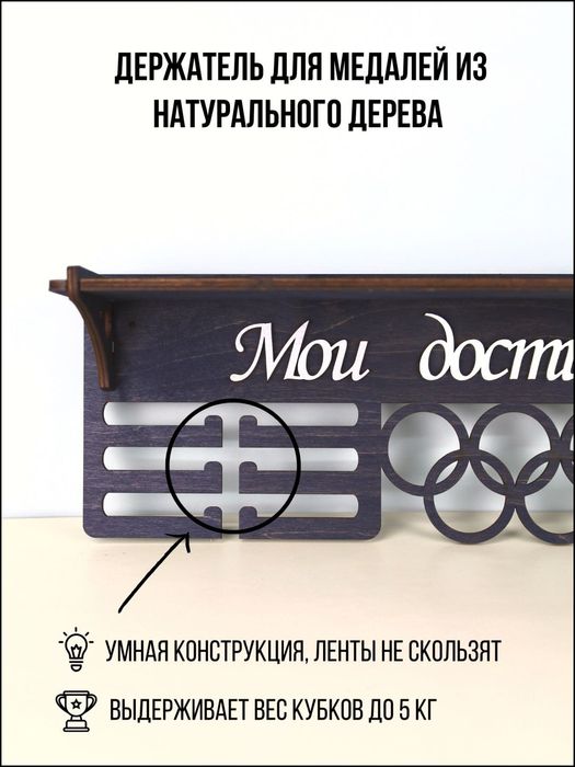 Медальница полка для медалей